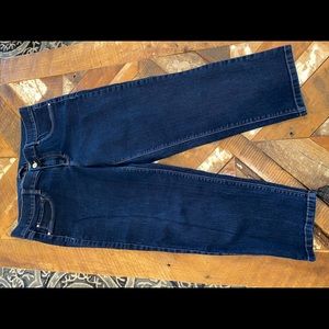 White House black market denim capris